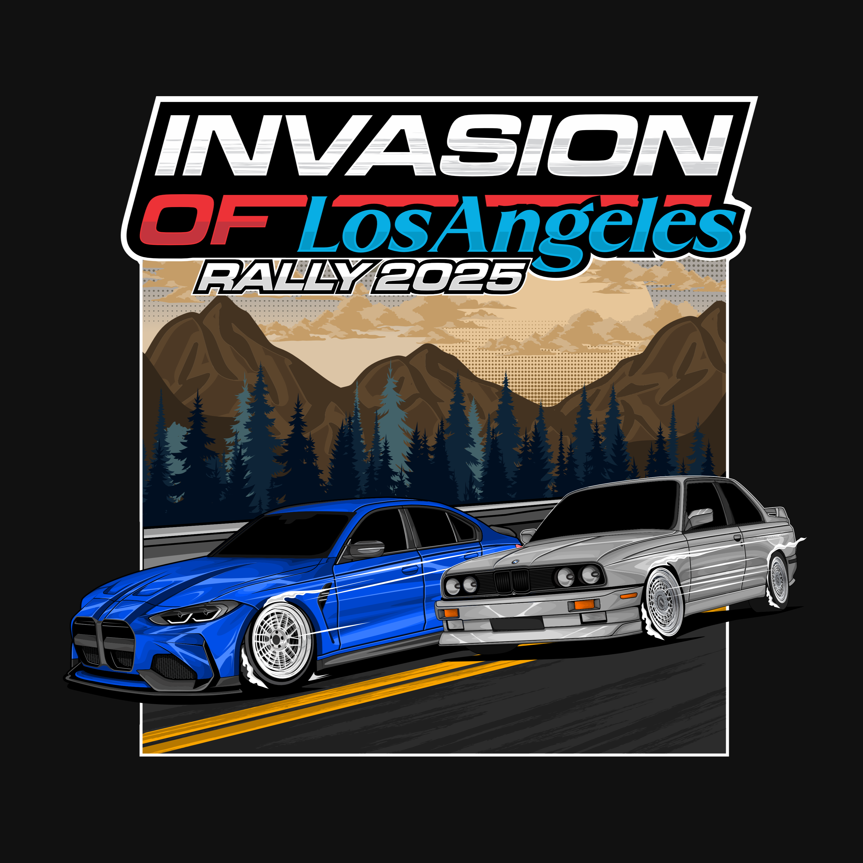 【INVADER art book入手困難品】INVASION LA INVASION of Los Angeles Rally 2025 - Bimmer Invasion